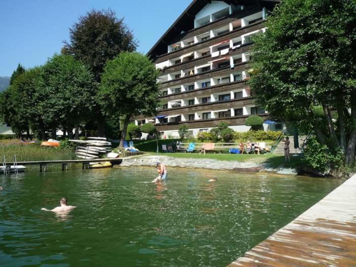 Stiegl Maren Seeblick Appartement Haus Haensel&Gretel Direkt Am Ossiacher See Mit Hallenbad Skiarena Gerlitzen מראה חיצוני תמונה