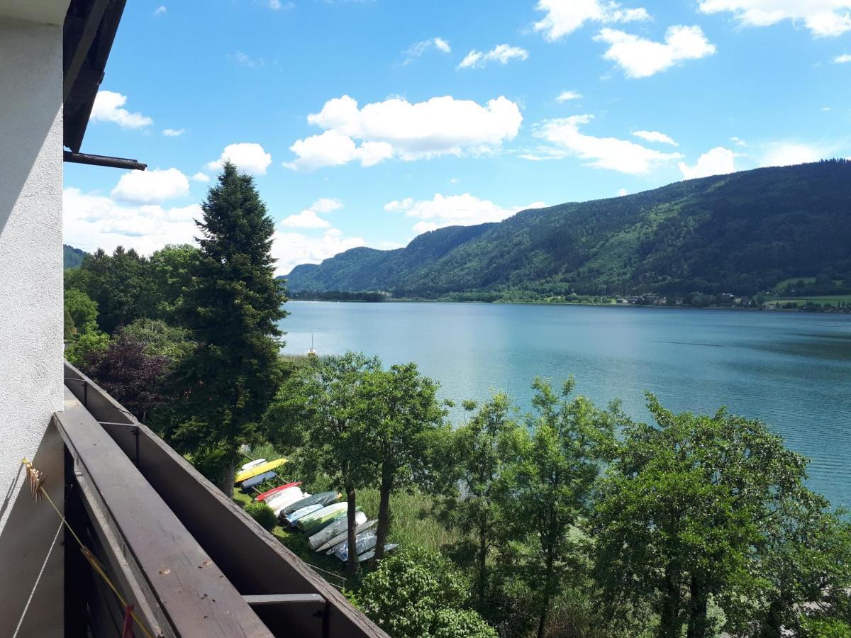 Stiegl Maren Seeblick Appartement Haus Haensel&Gretel Direkt Am Ossiacher See Mit Hallenbad מראה חיצוני תמונה
