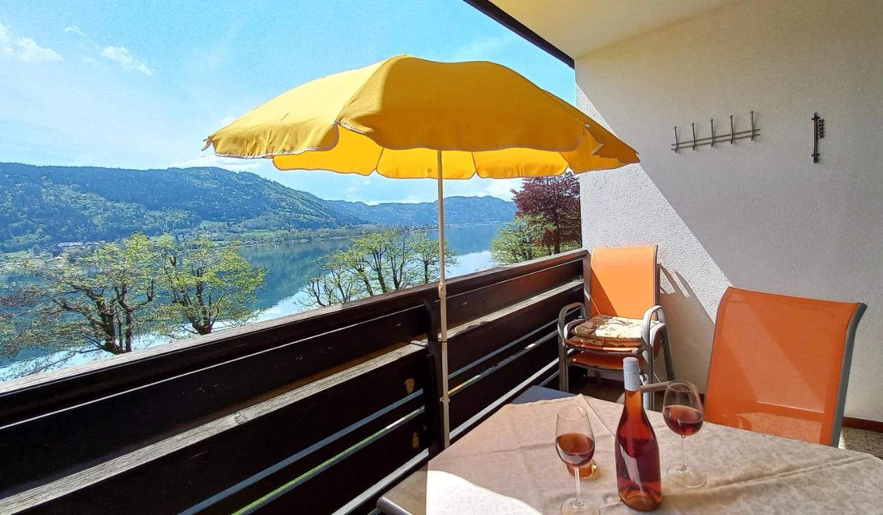 Stiegl Maren Seeblick Appartement Haus Haensel&Gretel Direkt Am Ossiacher See Mit Hallenbad מראה חיצוני תמונה
