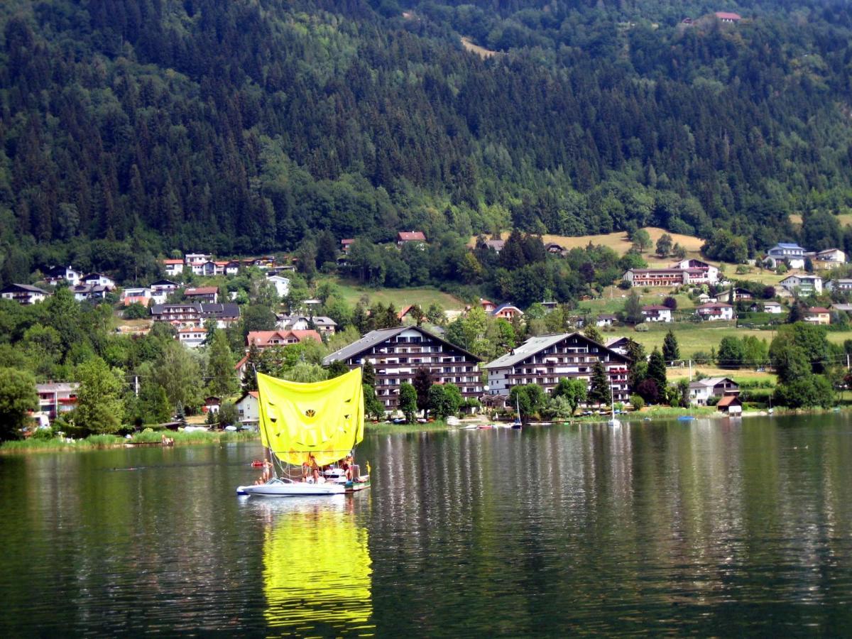 Stiegl Maren Seeblick Appartement Haus Haensel&Gretel Direkt Am Ossiacher See Mit Hallenbad Skiarena Gerlitzen מראה חיצוני תמונה