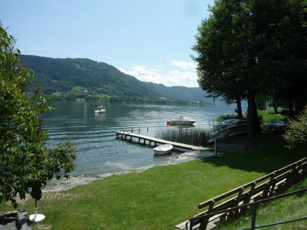 Stiegl Maren Seeblick Appartement Haus Haensel&Gretel Direkt Am Ossiacher See Mit Hallenbad Skiarena Gerlitzen מראה חיצוני תמונה